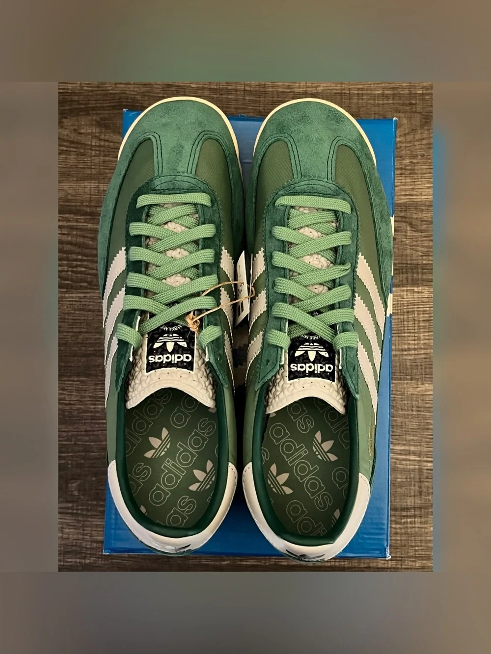 Adidas Men's Adidas SL 72 RS Green Color Size-9.5